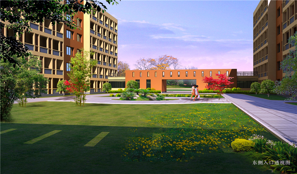 中北大学 学生公寓透视二